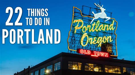 22 Things To Do In Portland Oregon Youtube