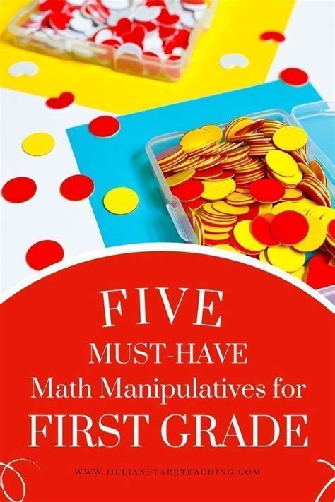 Best 12 5 Must Have Math Manipulatives For First Grade Classrooms Artofit
