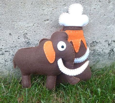 Woolly Mammoth And Volcano Patterns Sew By By Littlehiboushoppe