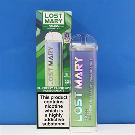 🌈 Blueberry Raspberry Pomegranate Qm600 Lost Mary Disposable Vape