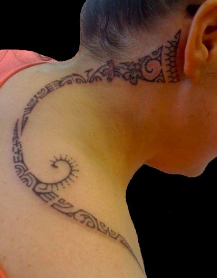 Polynesian Neck Ink By Tatouages Polynésiens