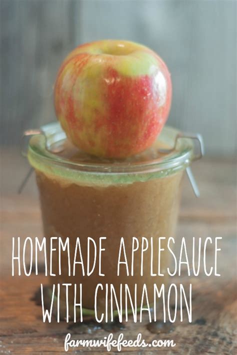 Homemade Applesauce The Farmwife Feeds