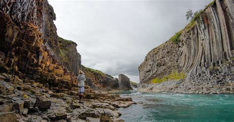 Stuðlagil — The Magical Basalt Column Canyon Iceland Ph