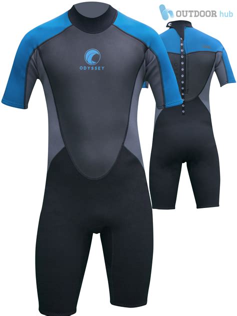 Odyssey Core 32mm Mens Shorty Wetsuit Surf Swim Kayak Shortie Wet Suit