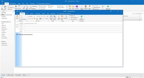 How To Create A New Message Using Stationery In Outlook