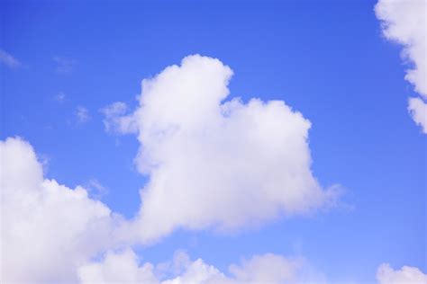 Hd Wallpaper Sky Air Cloud Heart Clear