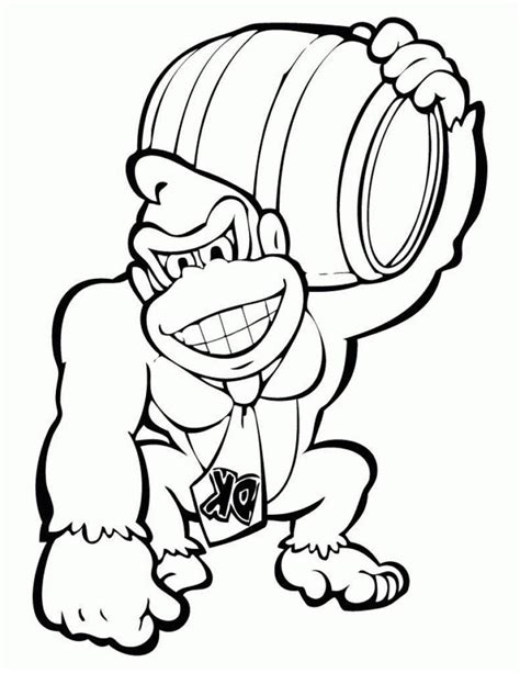Donkey Kong Drawing | Free download on ClipArtMag