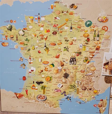Food Map Of France France Map French Culture Learn French