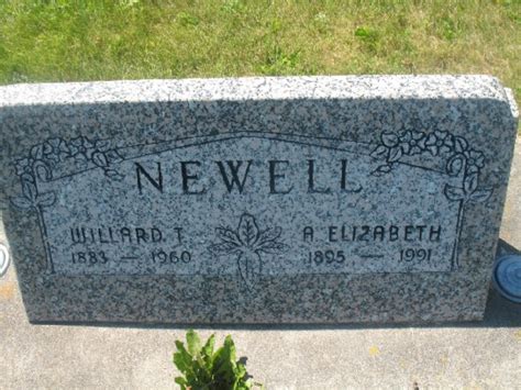 Elizabeth Newell 1895 1991 Find A Grave Memorial