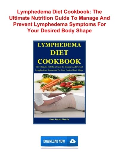 Pdf Download Lymphedema Diet Cookbook The Ultimate Nutrition Guide