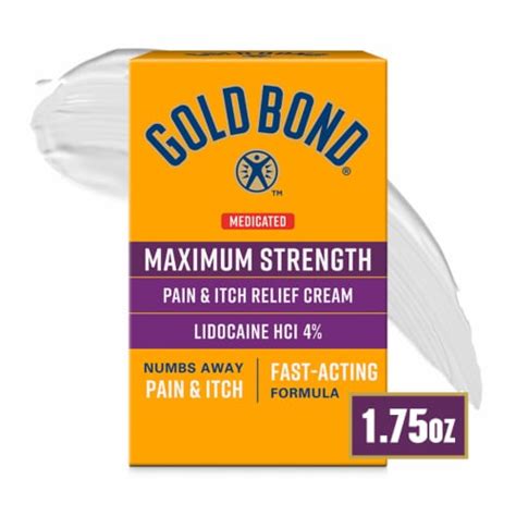 Gold Bond® Medicated Maximum Strength Pain And Itch Relief Cream With