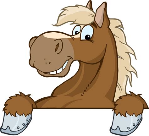 Cartoon Mustang Horse
