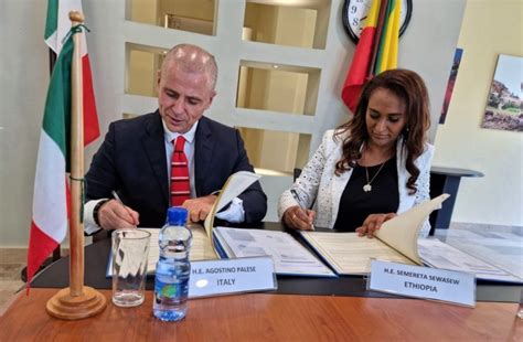 Ethiopia Italy Sign €15 Million Grant Agreement Welcome To Fana