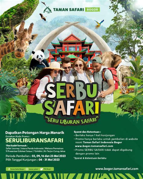 Berikut Promo Harga Tiket Serbu Taman Safari Bogor Di Bulan Mei 2023