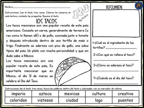 ComprensiÓn Lectora Textos Cortos 6 Imagenes Educativas