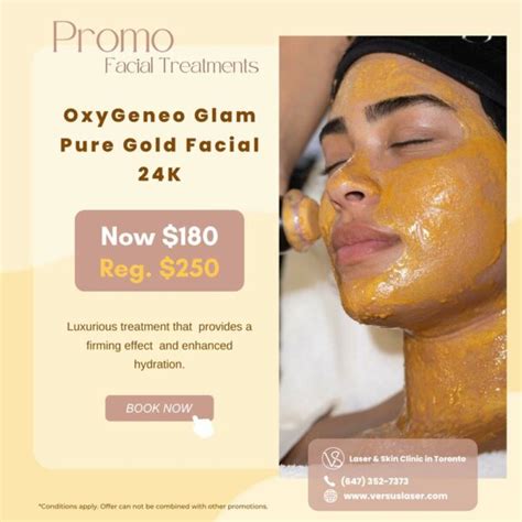 Oxygeneo Glam Pure Gold Facial In Toronto Vs Medspa