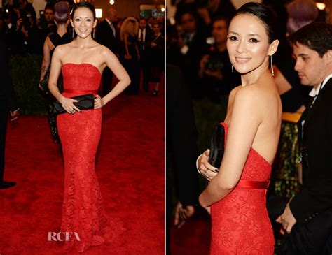 Zhang Ziyi In Jason Wu 2013 Met Gala Red Carpet Fashion Awards
