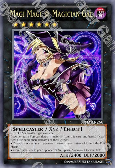 Yugioh Orica Magi Magi Magician Gal Holo Custom Card Magician Girl Ebay