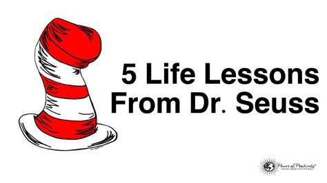 5 Life Lessons From Dr Seuss Life Lessons Lesson Seuss