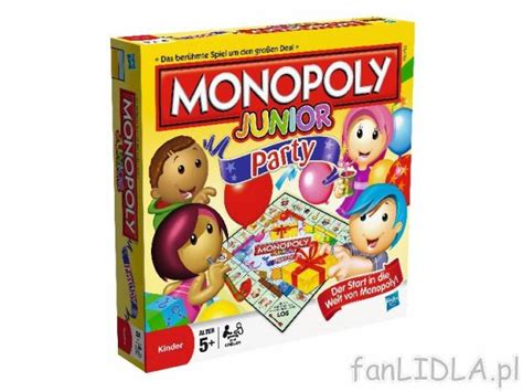 Gry Planszowe Monopoly Dla Dzieci FanLIDLA Pl