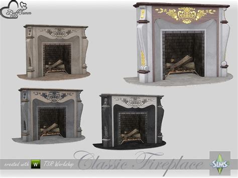 Pin By Brianna Kristalyn On Ts4 Build Classic Fireplace Sims Sims