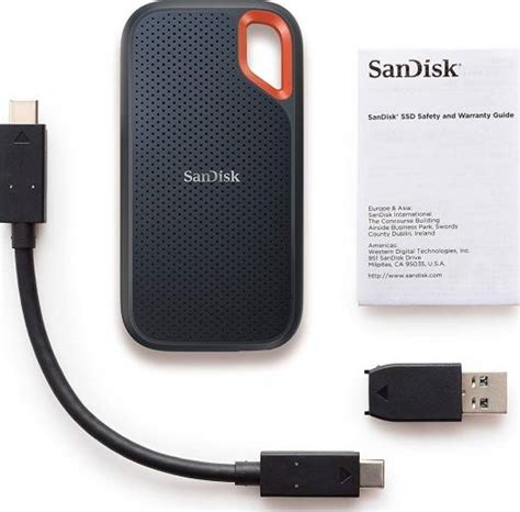 sandisk 2tb extreme portable ssd up to 1050mb s usb c usb 3 2 gen 2 external solid state