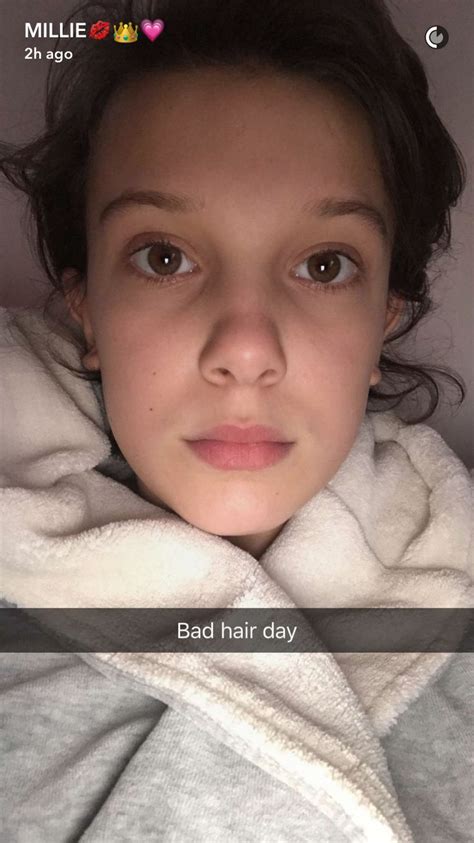 Millies Snapchat Last Night Millie Bobby Brown Kelly Brown Post