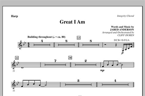 Remember that your playing style can also affect the emotion of a chord progression. Cliff Duren "Great I Am - Harp" Sheet Music Notes, Chords ...