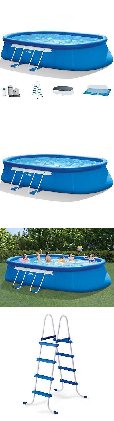 Above Ground Pools 116405 Intex 20 X 12 X 48 Oval Frame Above Ground