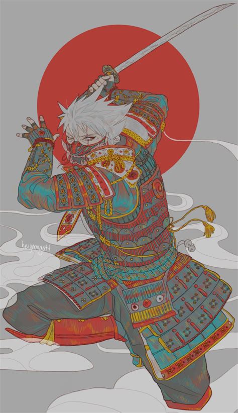 Kakashi Hatake Tumblr Samurai Artwork