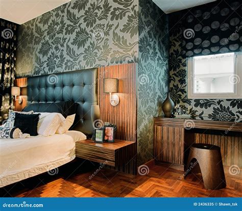 Interior Design Bedroom Stock Image Image Of Home Wall 2436335