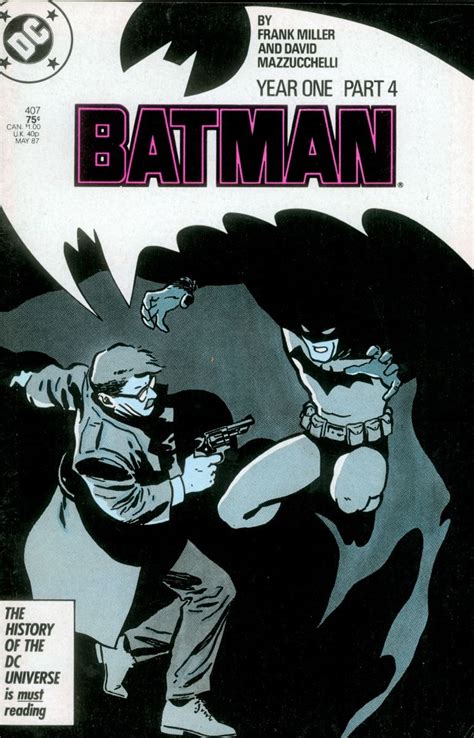 Batman Year One Part 4 Original Cover By David Mazzucchelli Batman