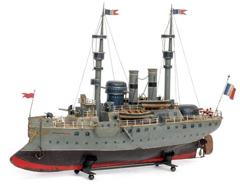 Märklin Avalanche big battleship with spur in red black and grey