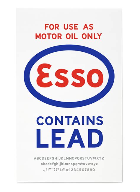 Esso Typeface Behance