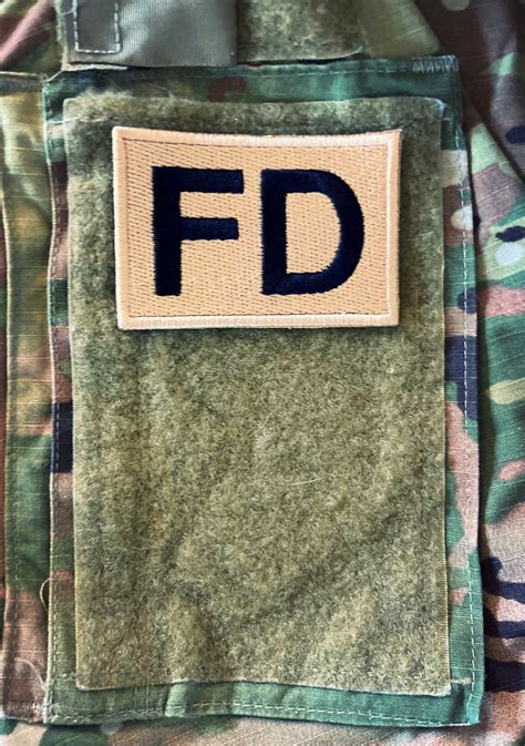 Us Army Fd Patch For Ocp Uniform Brassard Etsy