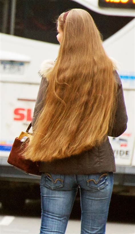 Long Haired Women Hall Of Fame Candid With Incredible Hair