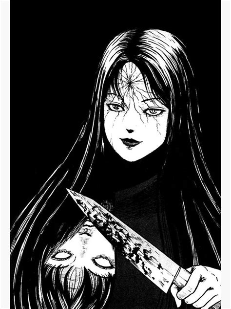Tomie Junji Ito Poster By Pinkbabygirl Redbubble