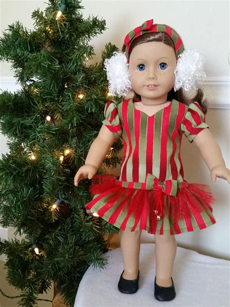 christmas party is a handmade dress to fit an 18 inch doll doll clothes american girl holiday