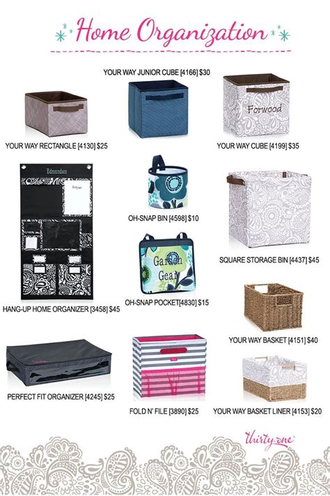 A Closer Look At Home Organization With Thirty One Your Way Rectangle