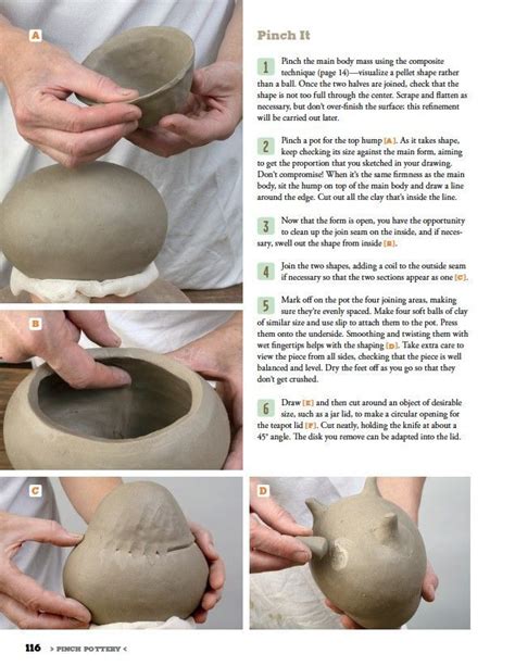 Pinch Pot Technique Pottery Techniques Hand Building Pottery Ceramics