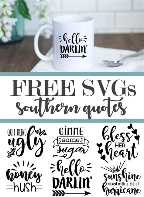 Download Free Printable Southern Sayings and SVGs - The Girl ...