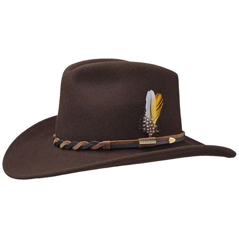 3218002 Chapeau Stetson Hondo Marron Western By Stetson La Joya Western