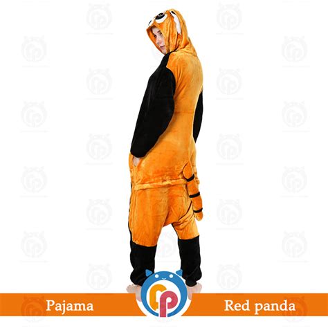 Red Panda Kigurumi Easter Halloween Party Animal Cosplay Costumes For