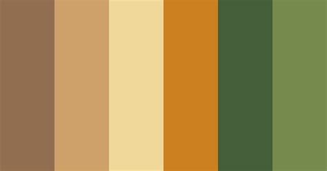 Organic Theme Color Scheme Brown