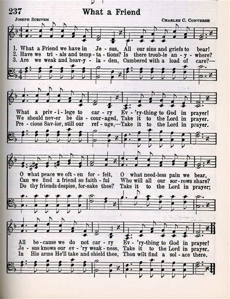 What A Friendlove The Words Of These Old Hymns Gospel Song Lyrics