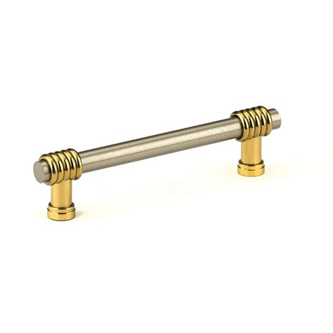 Richelieu Hardware Contemporary 3 25 32 In 96 Mm Brass Brushed Nickel Cabinet Pull