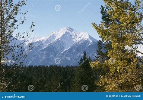 Rocky Mountain Autumn British Columbia Canada Stock Photo Image Of