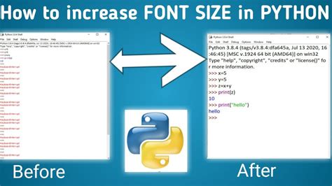 How To Increase Font Size In Python How To Change Txt Size In Python