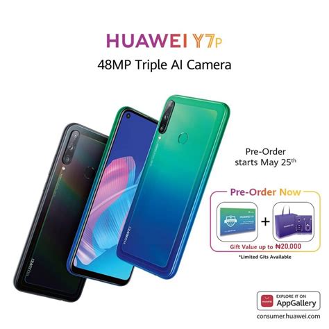 Shoot In Style With New Ai Triple Camera Huawei Y7p Available For Pre