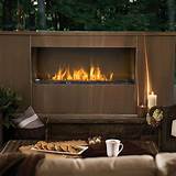 An outdoor gas fireplace burns natural or propane gas only. Napoleon GSS48 Galaxy Outdoor Natural Gas Fireplace at ...